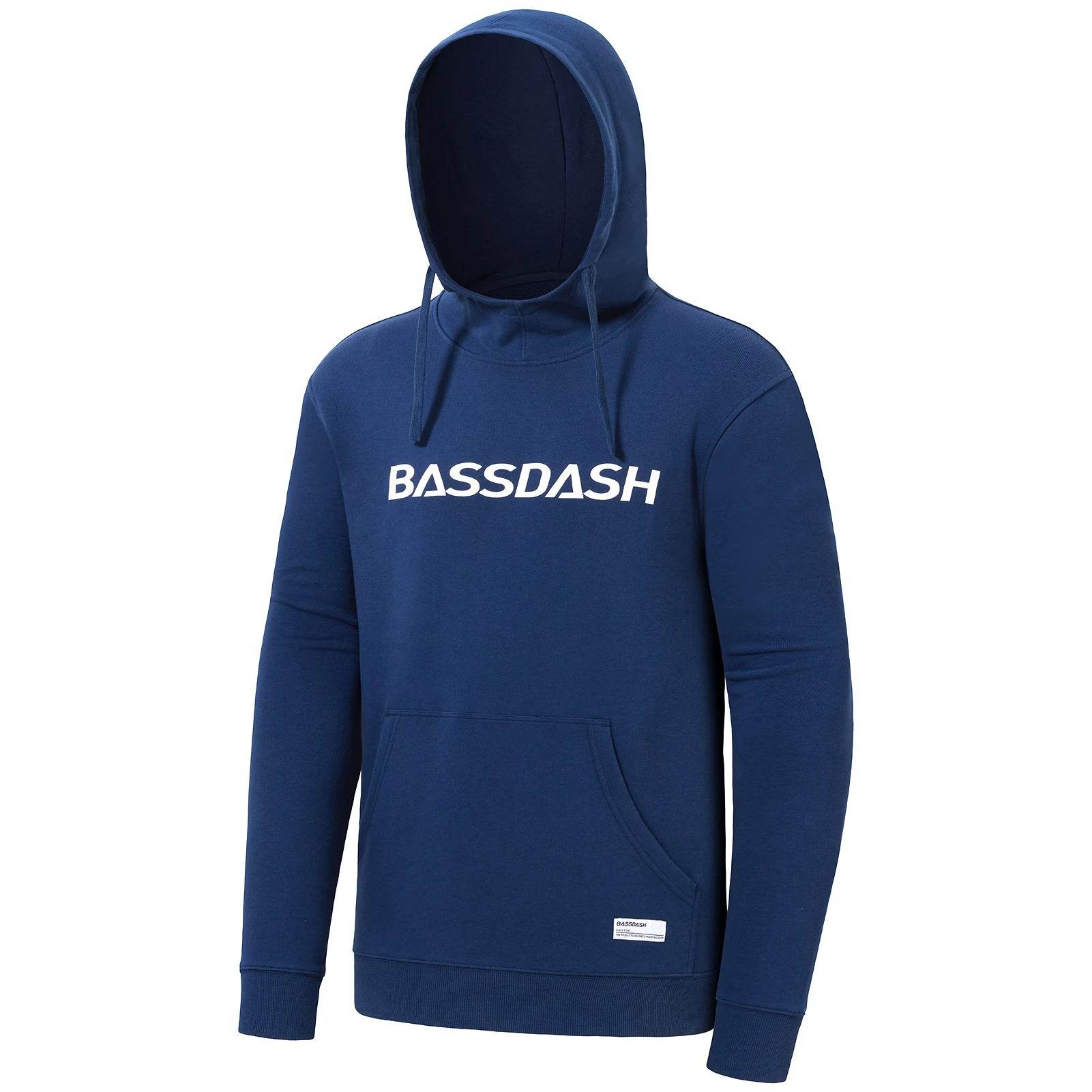 BASSDASH Cotton Hoodie – Men’s Warm Pullover - Fish & Cheaps | Fishing & Outdoor Gear