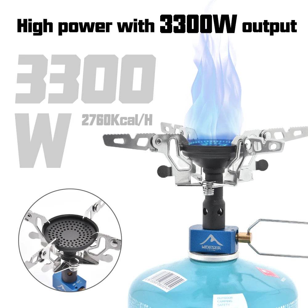 Widesea 3300W Camping Gas Burner - Fish & Cheaps | Fishing & Outdoor Gear
