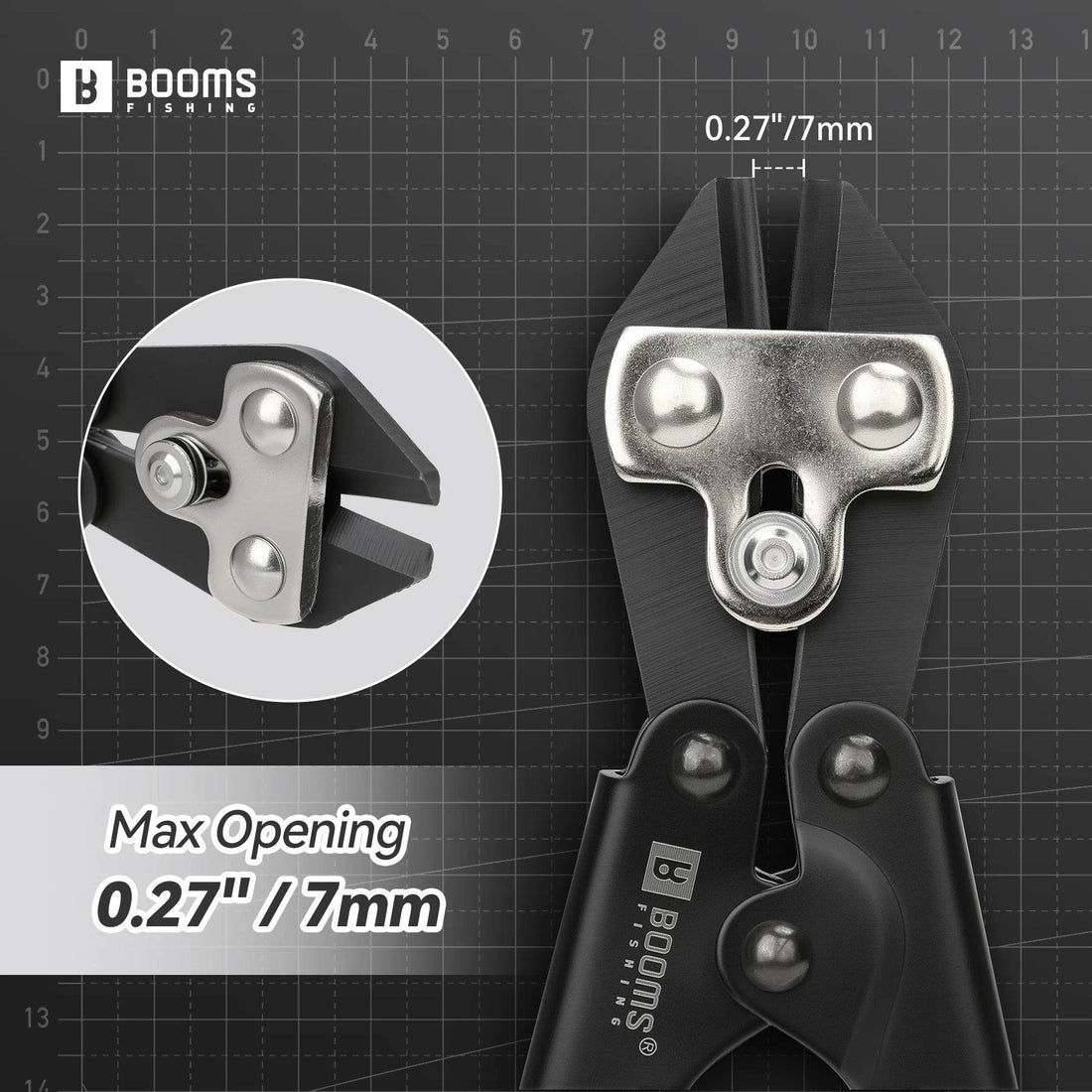 Booms Fishing XW43 Carbon Steel Cutter Pliers - Fish & Cheaps | Fishing & Outdoor Gear