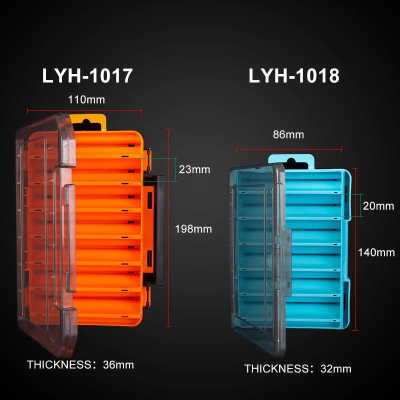 KINGDOM Double-Sided Fishing Tackle Box - Fish & Cheaps | Fishing & Outdoor Gear