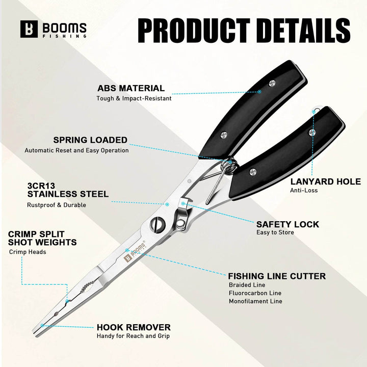 Booms H06 Multifunctional Lock Pliers – 20cm Stainless - Fish & Cheaps | Fishing & Outdoor Gear