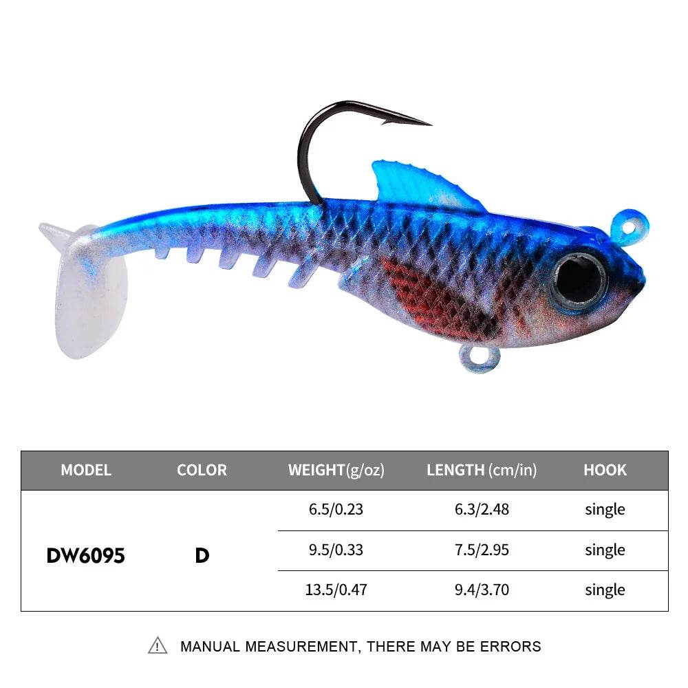 PROBEROS T Tail Soft Lure – Versatile Freshwater Performer - Fish & Cheaps | Fishing & Outdoor Gear