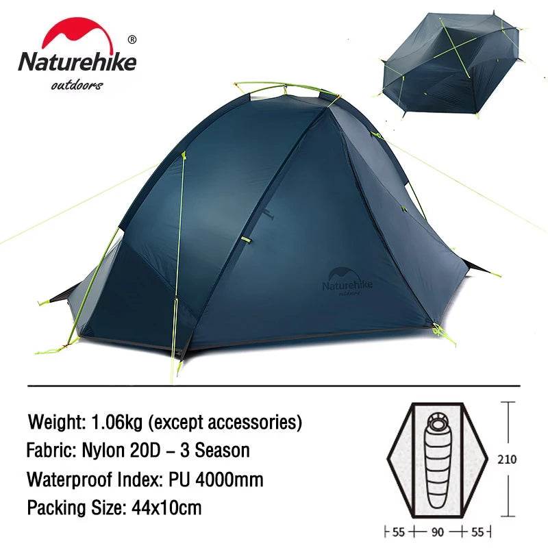 Naturehike Tagar Lightweight Dome Tent - Fish & Cheaps | Fishing & Outdoor Gear