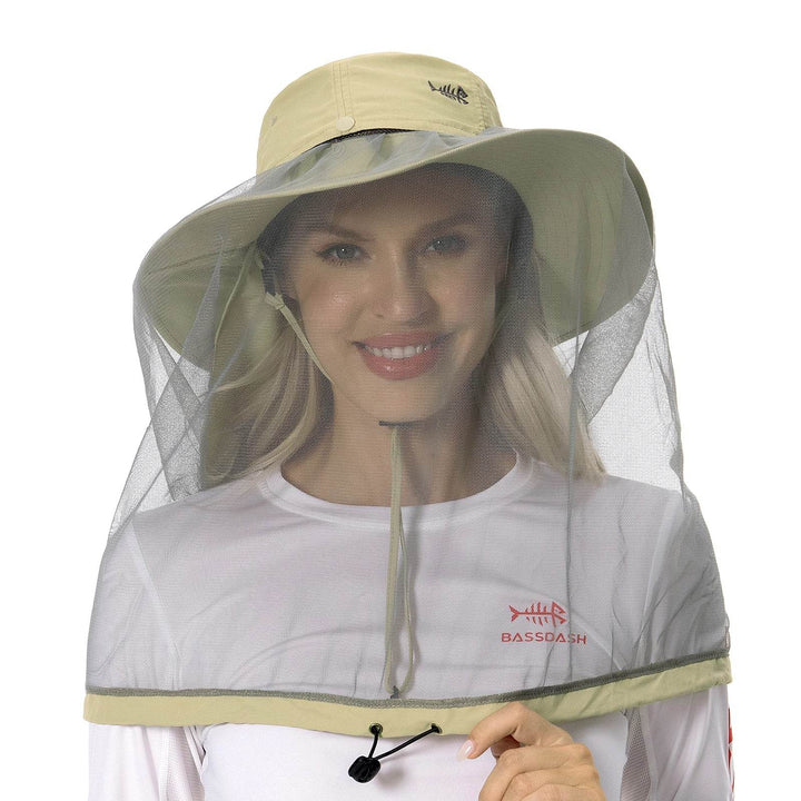 Bassdash UPF 50+ Anti Fly Hat - Fish & Cheaps | Fishing & Outdoor Gear
