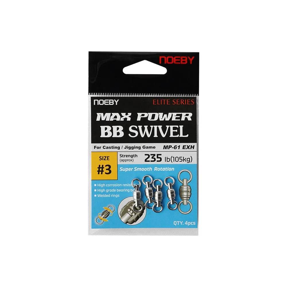 NOEBY Max Power BB Swivel – Welded Stainless Solid Ring - Fish & Cheaps | Fishing & Outdoor Gear