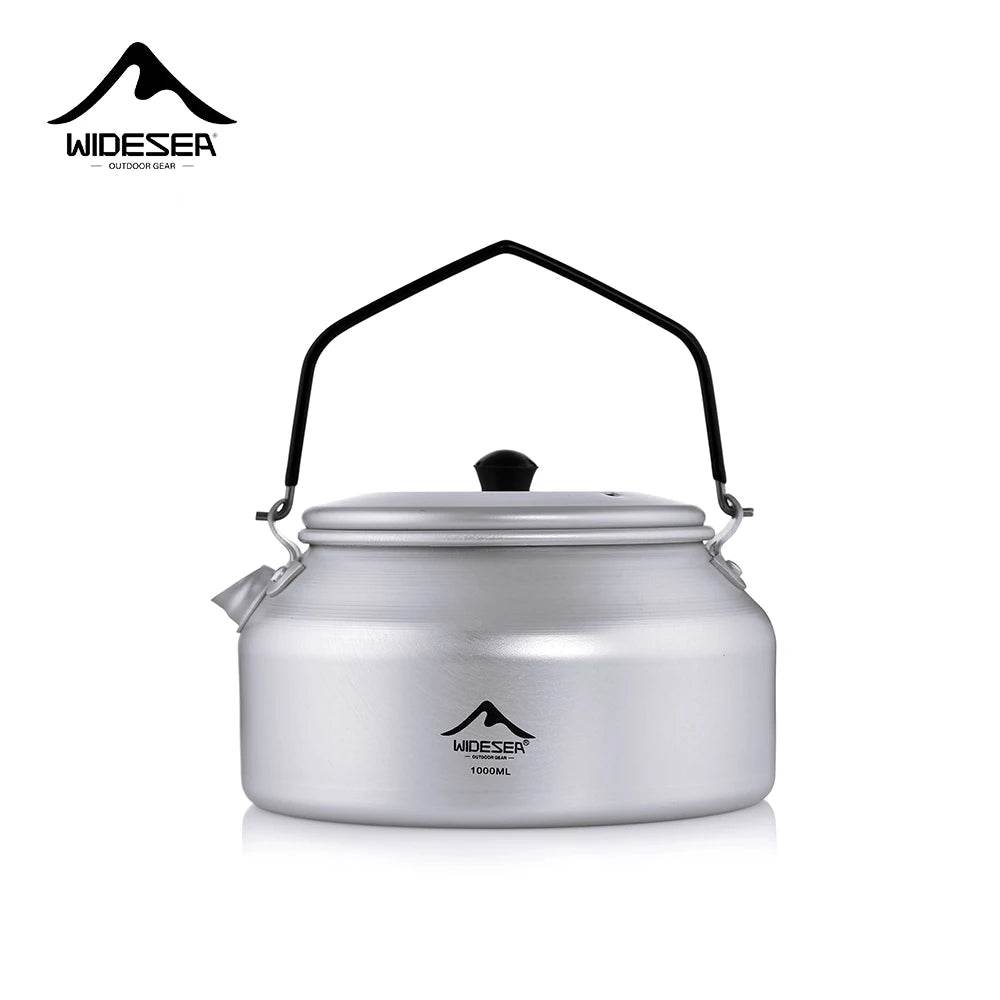 Widesea 1L Pure Aluminium Camping Kettle - Fish & Cheaps | Fishing & Outdoor Gear