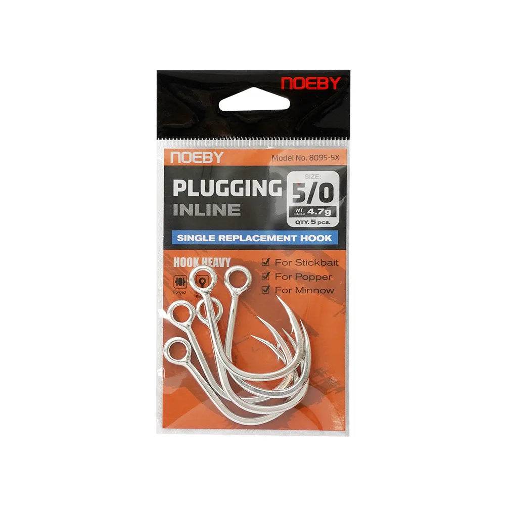 NOEBY Inline Single Big Game Hooks - Fish & Cheaps | Fishing & Outdoor Gear