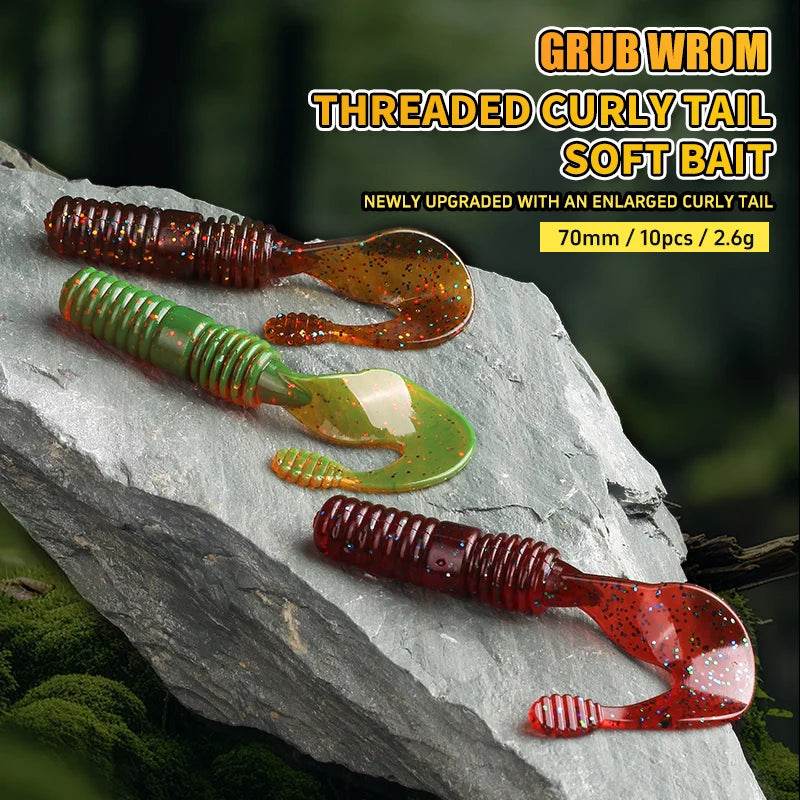 Supercontinent Grub Worm 7cm Power Tail Swimbait - Fish & Cheaps | Fishing & Outdoor Gear