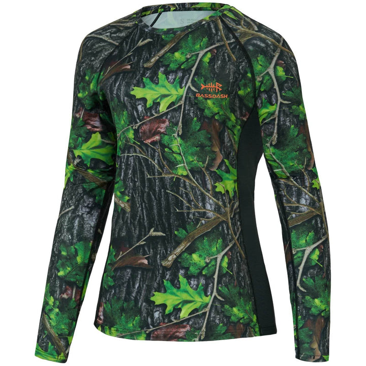 Bassdash Women’s Camo Long Sleeve UPF 50+ Performance Tee - Fish & Cheaps | Fishing & Outdoor Gear