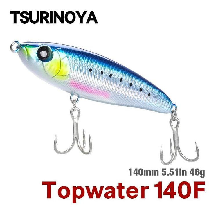 TSURINOYA 140F Topwater Pencil – FANATIC 140mm - Fish & Cheaps | Fishing & Outdoor Gear