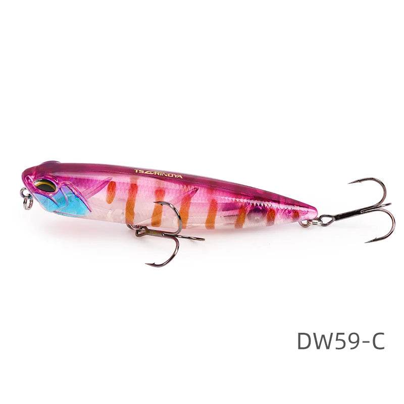 TSURINOYA DW59 Floating Pencil – Topwater Precision - Fish & Cheaps | Fishing & Outdoor Gear