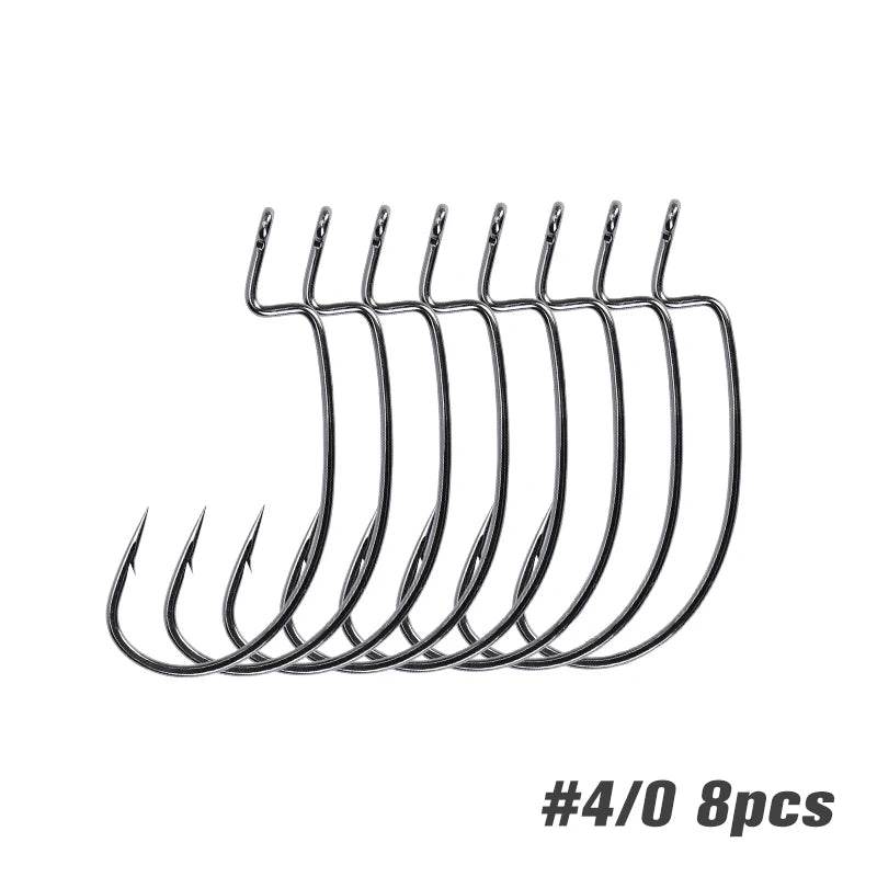 TSURINOYA Worm Fishing Hooks – Ultra-Sharp Cank Tackle - Fish & Cheaps | Fishing & Outdoor Gear