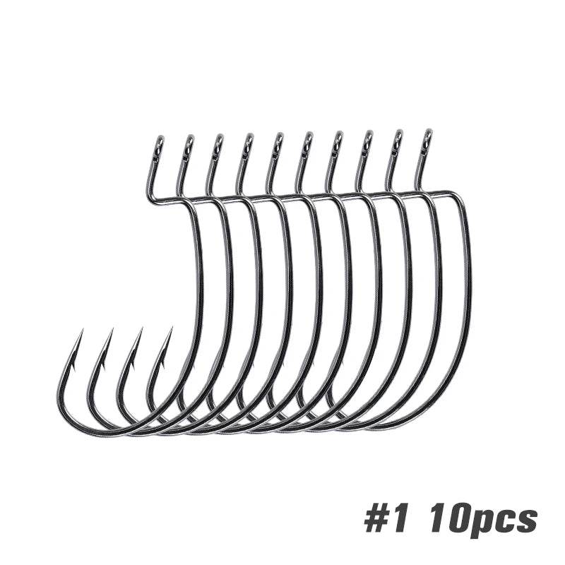 TSURINOYA Worm Fishing Hooks – Ultra-Sharp Cank Tackle - Fish & Cheaps | Fishing & Outdoor Gear