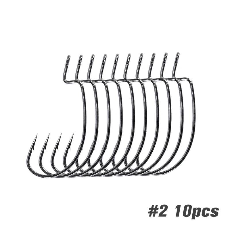 TSURINOYA Worm Fishing Hooks – Ultra-Sharp Cank Tackle - Fish & Cheaps | Fishing & Outdoor Gear