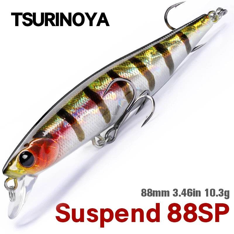 TSURINOYA 88SP Suspending Minnow – Long Casting - Fish & Cheaps | Fishing & Outdoor Gear