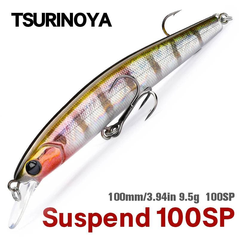 TSURINOYA 100SP Suspending Minnow – Precision Jerkbait - Fish & Cheaps | Fishing & Outdoor Gear